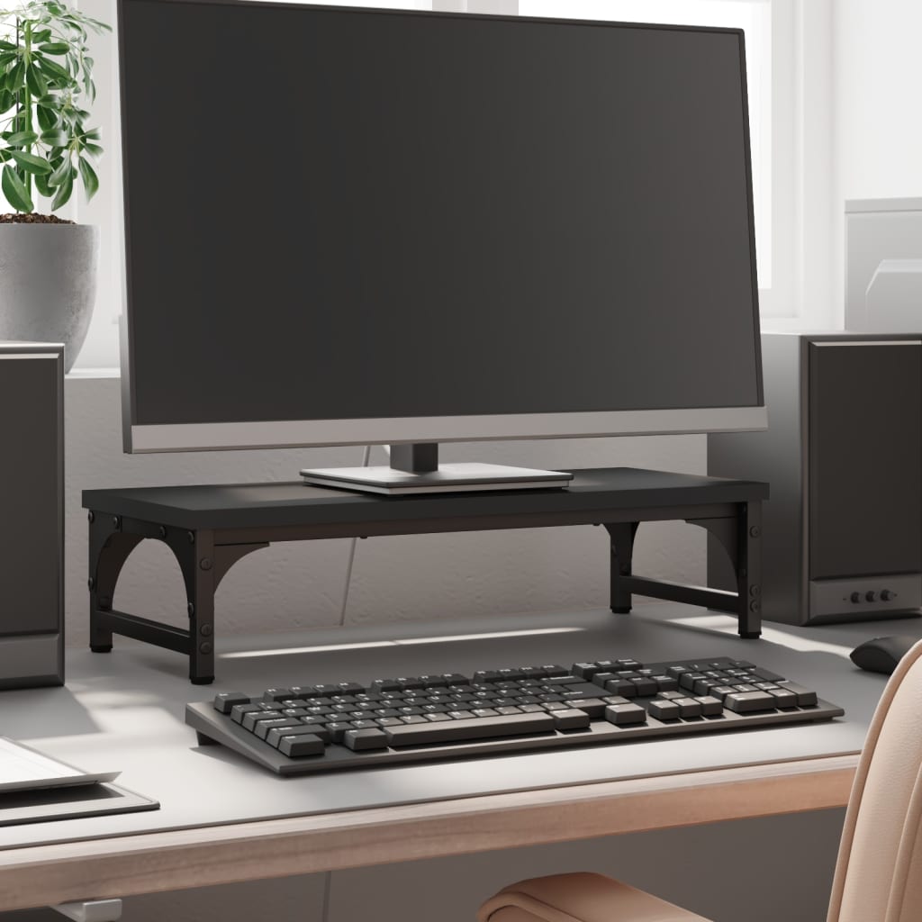 Monitorständer Braun Eichen-Optik Holzwerkstoff