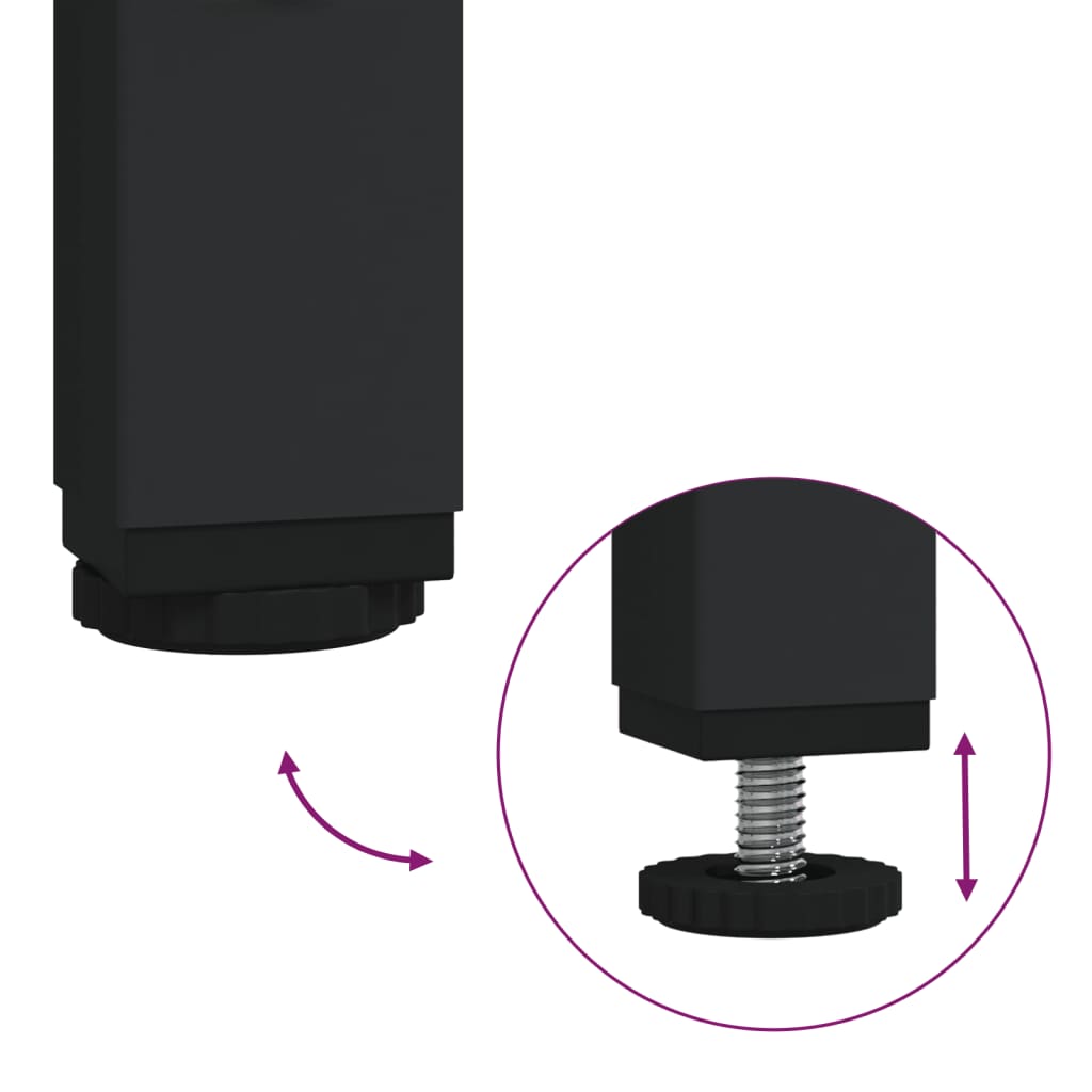 Monitorständer Braun Eichen-Optik Holzwerkstoff