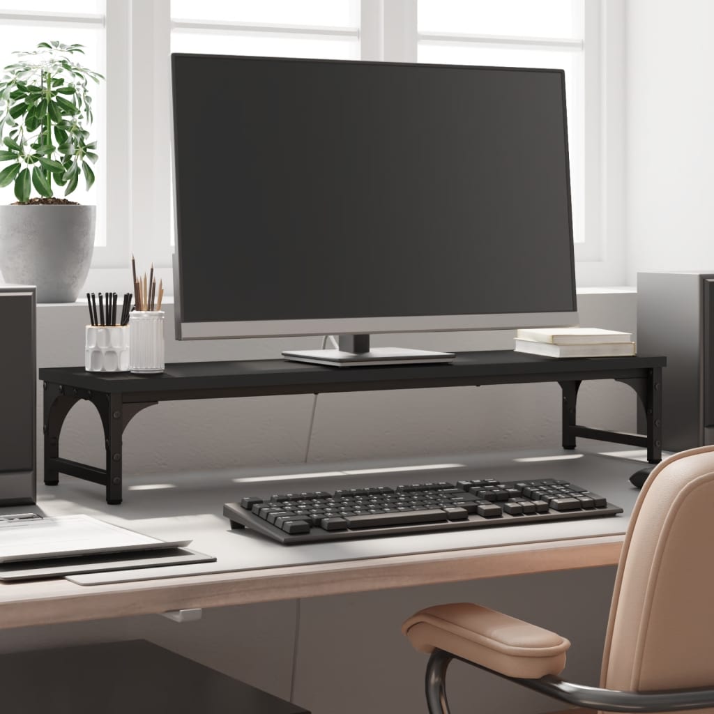 Monitorständer Braun Eichen-Optik Holzwerkstoff