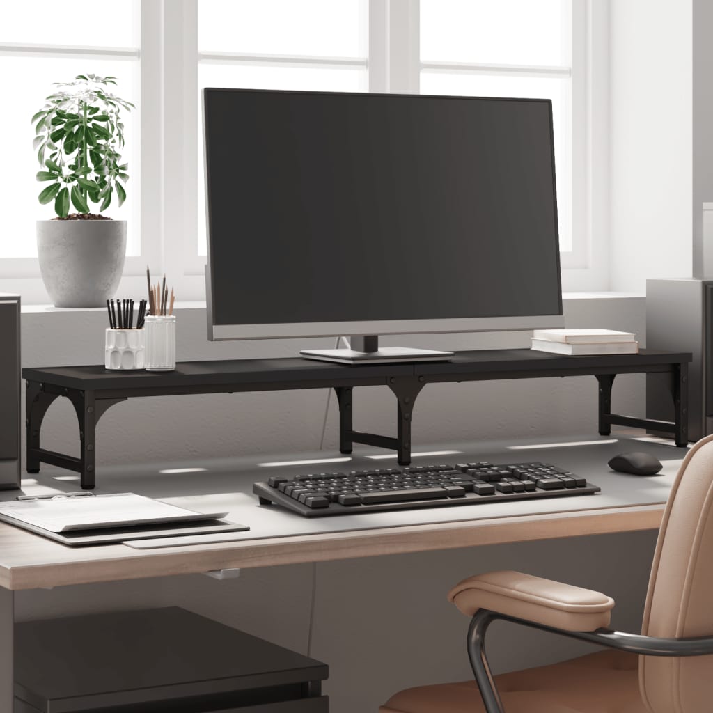 Monitorständer Braun Eichen-Optik Holzwerkstoff