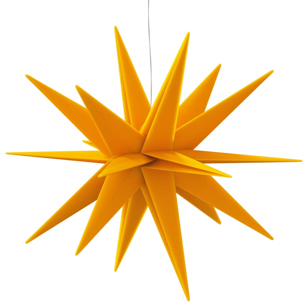 Led-Weihnachtsstern Faltbar Gelb 57 Cm