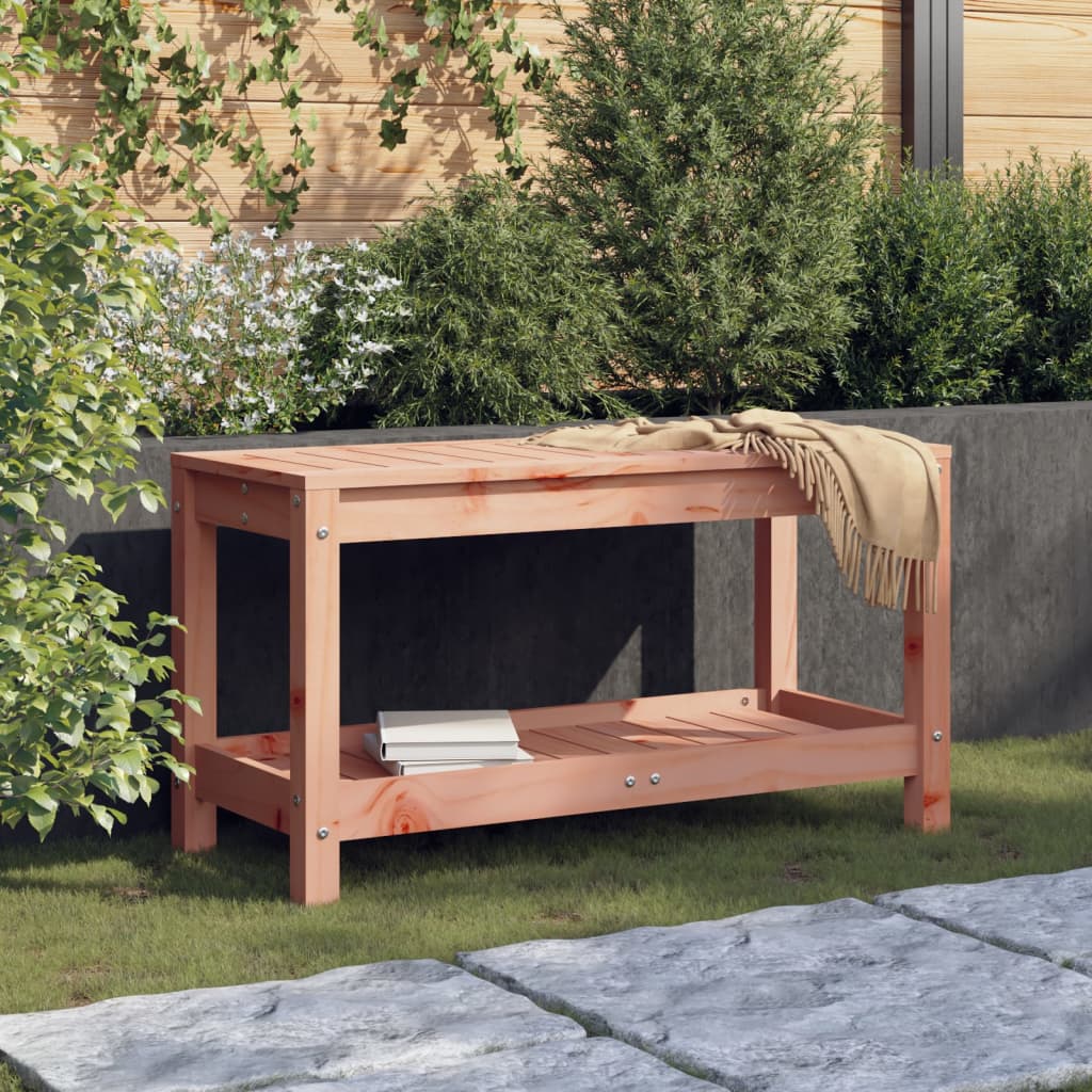 Gartenbank Weiß Massivholz Kiefer