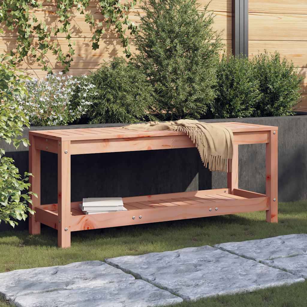 Gartenbank Weiß Massivholz Kiefer