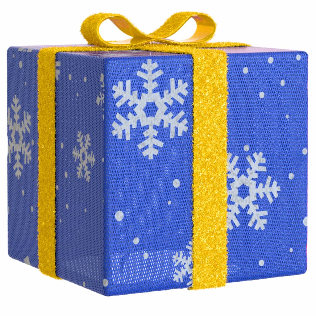 Beleuchtete Geschenkboxen 3 Stk. 64 Leds Warmweiß