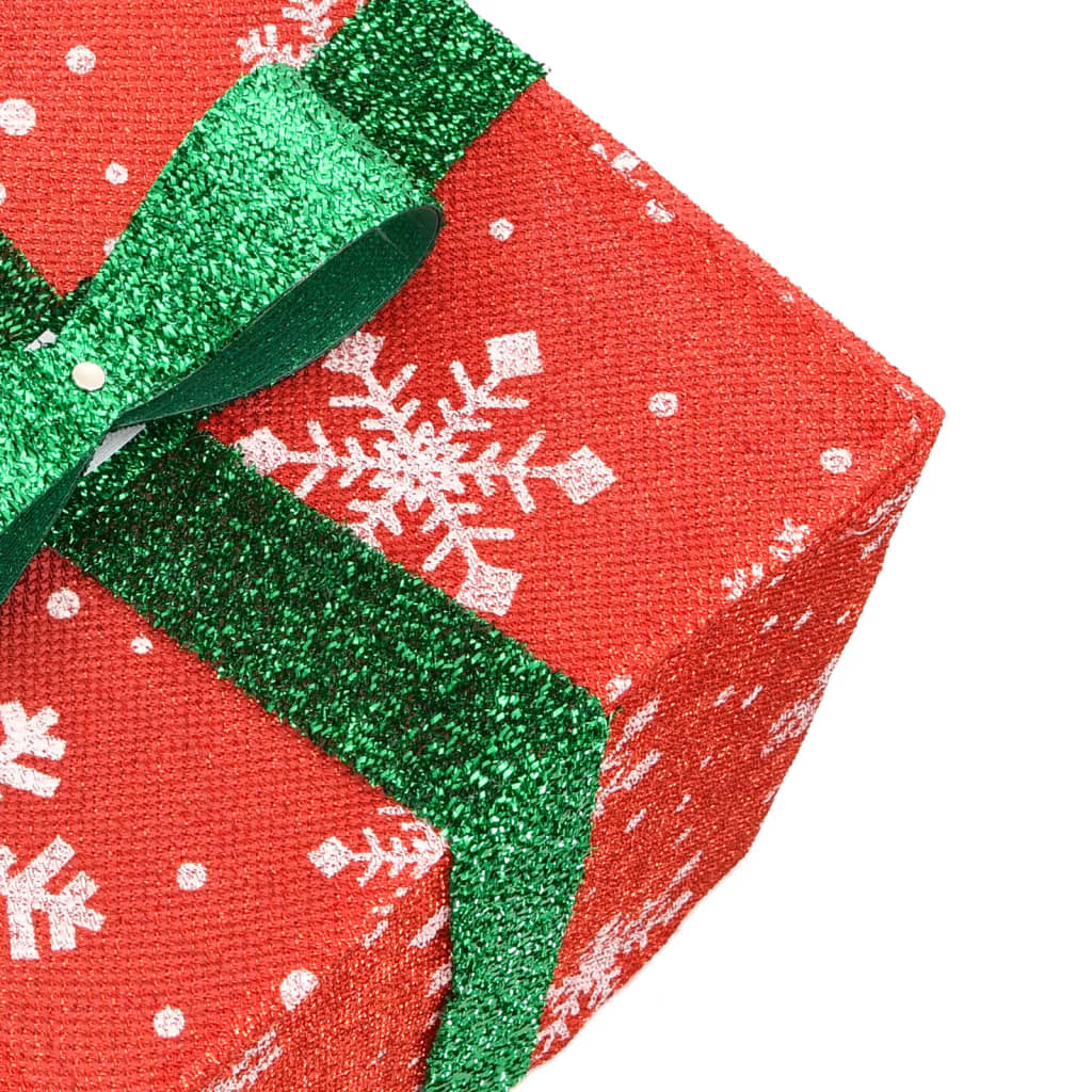 Beleuchtete Geschenkboxen 3 Stk. 64 Leds Warmweiß