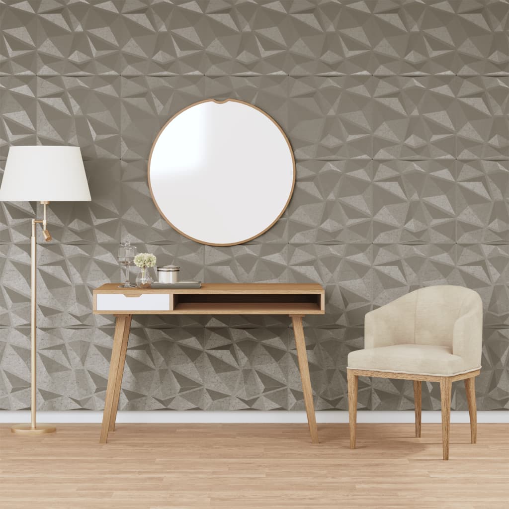 3D-Wandpaneele 48 Stk. 50X50 Cm 12 M²