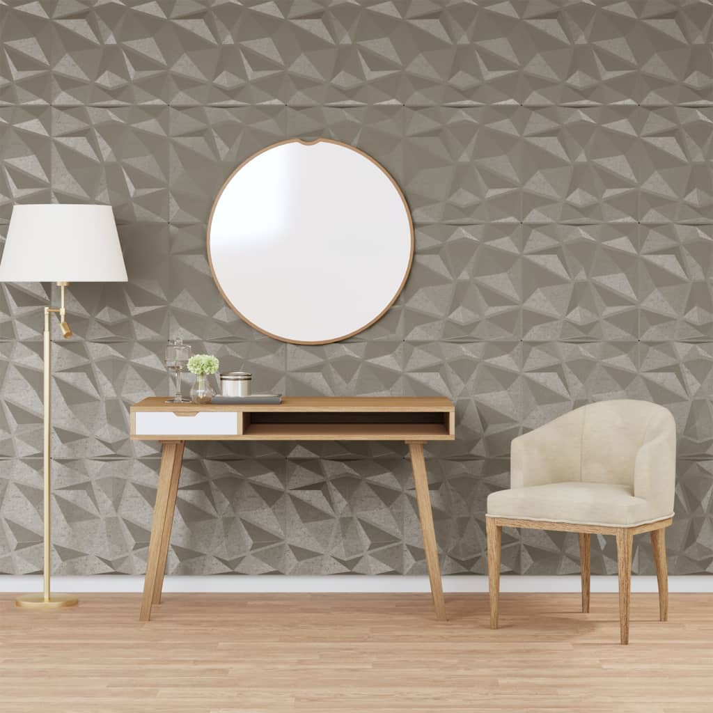 3D-Wandpaneele 48 Stk. 50X50 Cm 12 M²