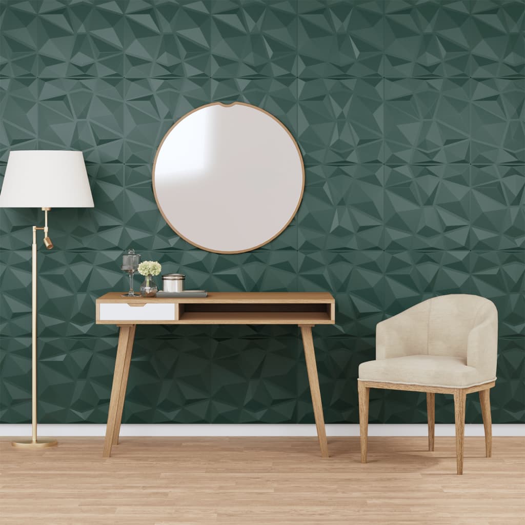 3D-Wandpaneele 48 Stk. 50X50 Cm 12 M²