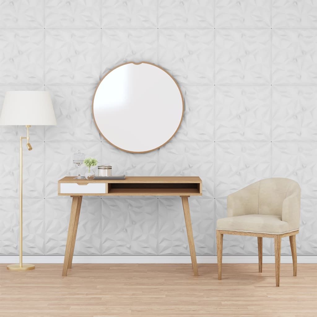 3D-Wandpaneele 48 Stk. 50X50 Cm 12 M²