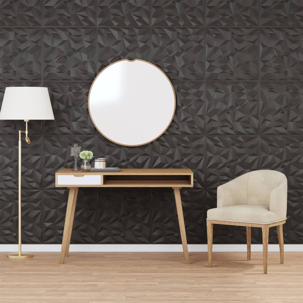 3D-Wandpaneele 48 Stk. 50X50 Cm 12 M²
