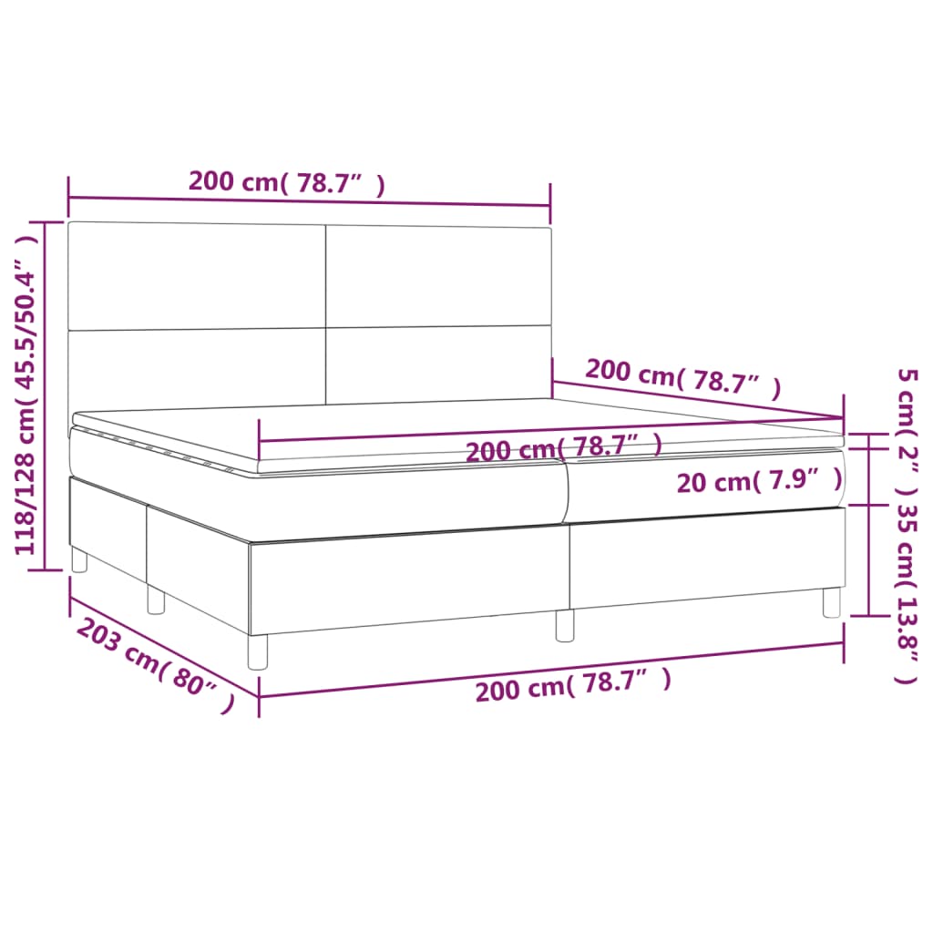Boxspringbett Mit Matratze Stoff Grün