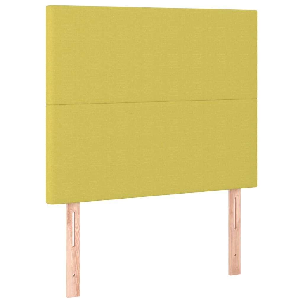 Boxspringbett Mit Matratze Stoff Hellgrün
