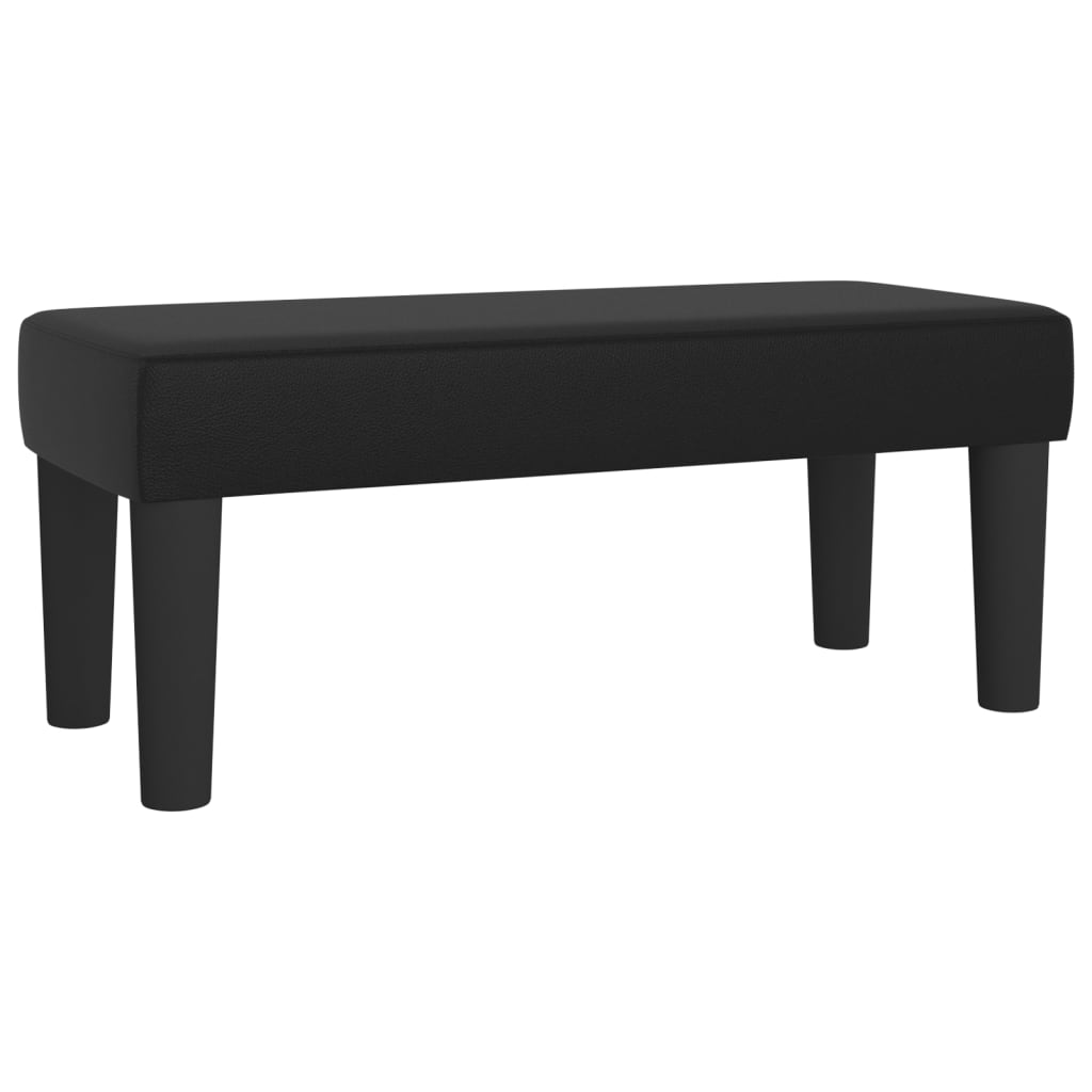 Boxspringbett Mit Matratze Kunstleder Schwarz