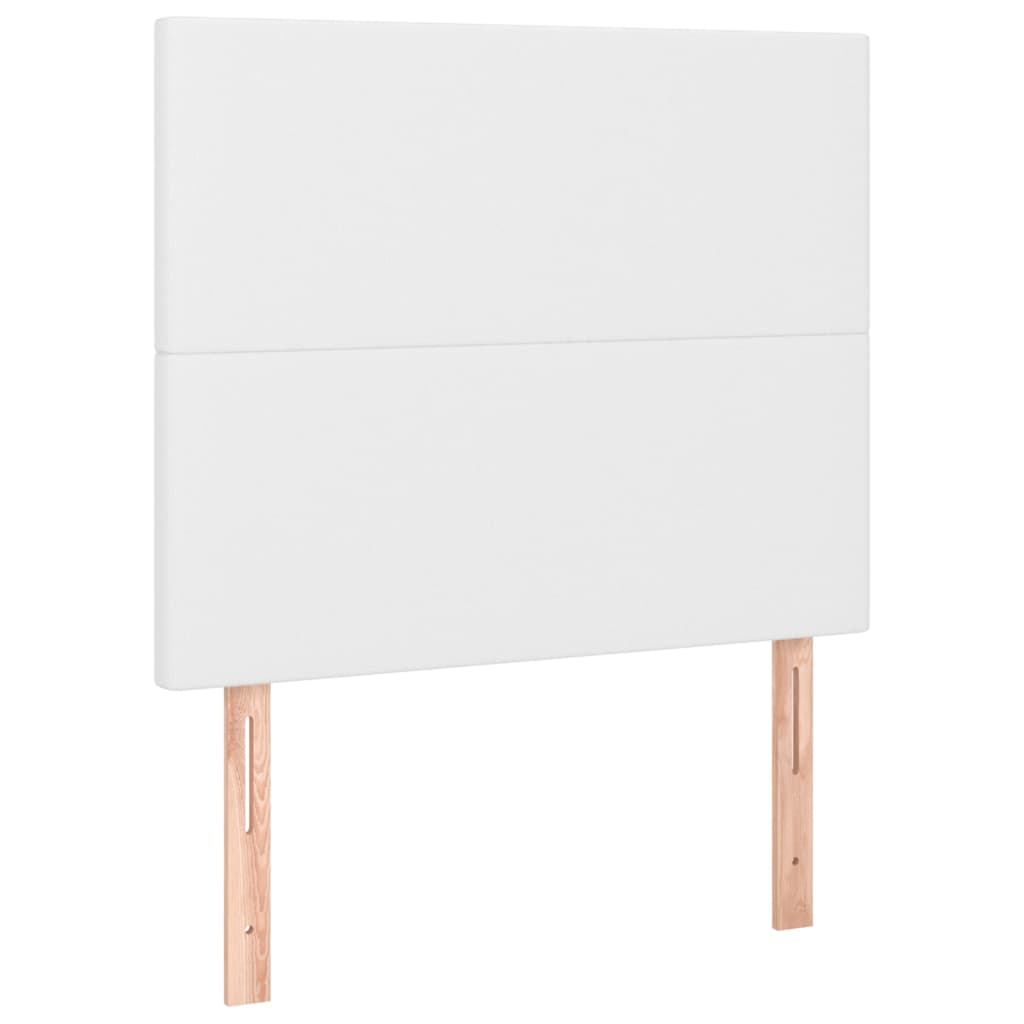 Boxspringbett Mit Matratze Kunstleder Weiß