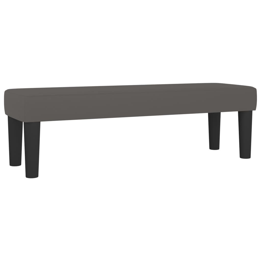 Boxspringbett Mit Matratze Kunstleder Grau