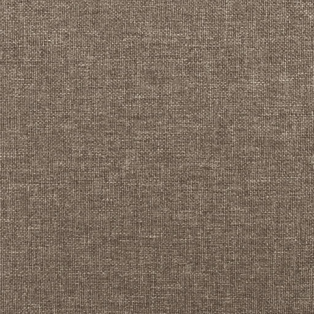 Boxspringbett Mit Matratze Stoff Taupe