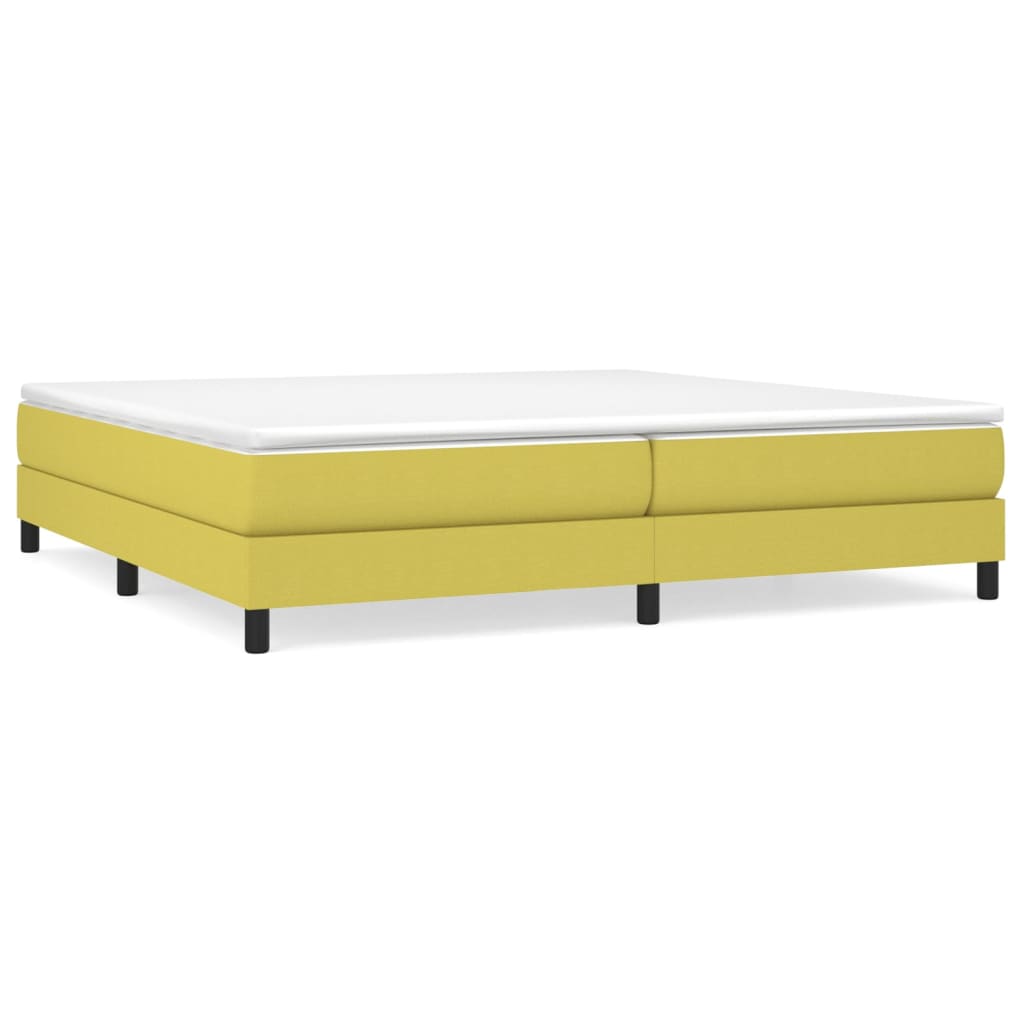 Boxspringbett Mit Matratze Stoff Grün