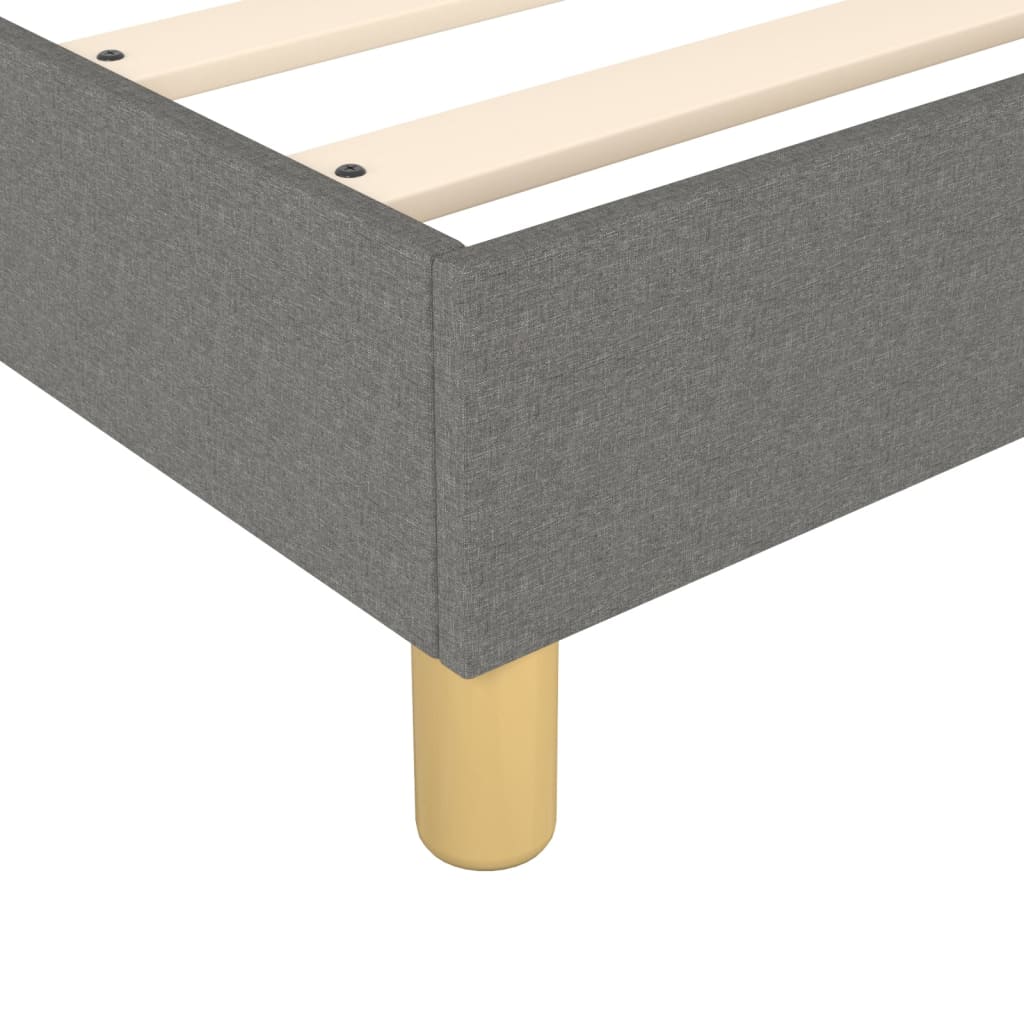 Boxspringbett Mit Matratze Stoff Dunkelgrau