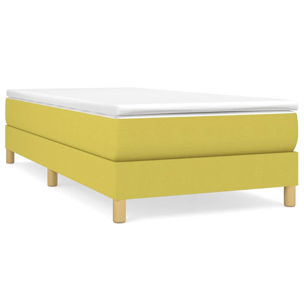 Boxspringbett Mit Matratze Stoff Grün
