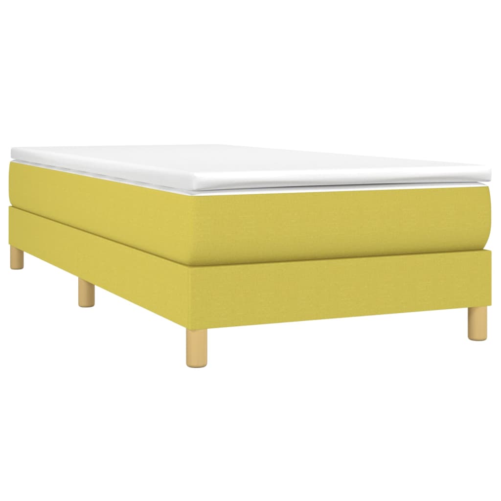 Boxspringbett Mit Matratze Stoff Grün