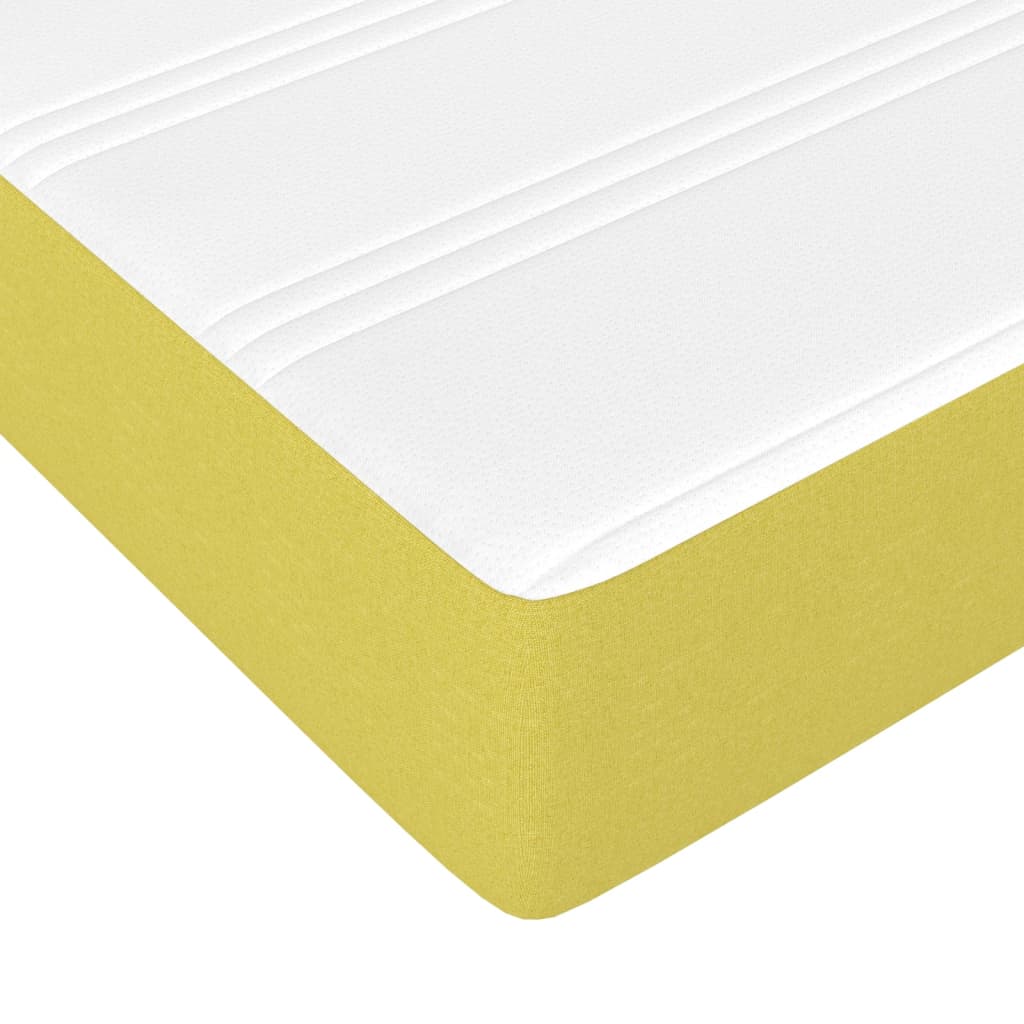 Boxspringbett Mit Matratze Stoff Grün