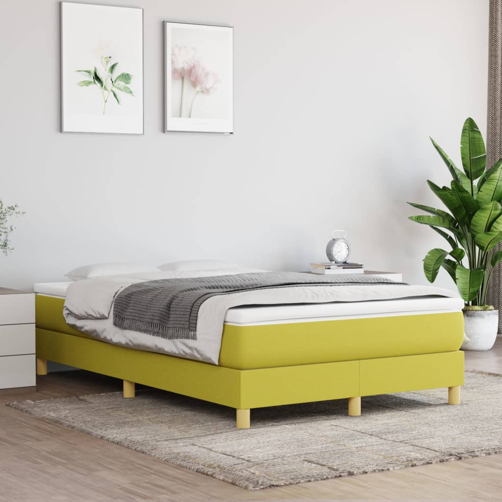 Boxspringbett Mit Matratze Stoff Grün