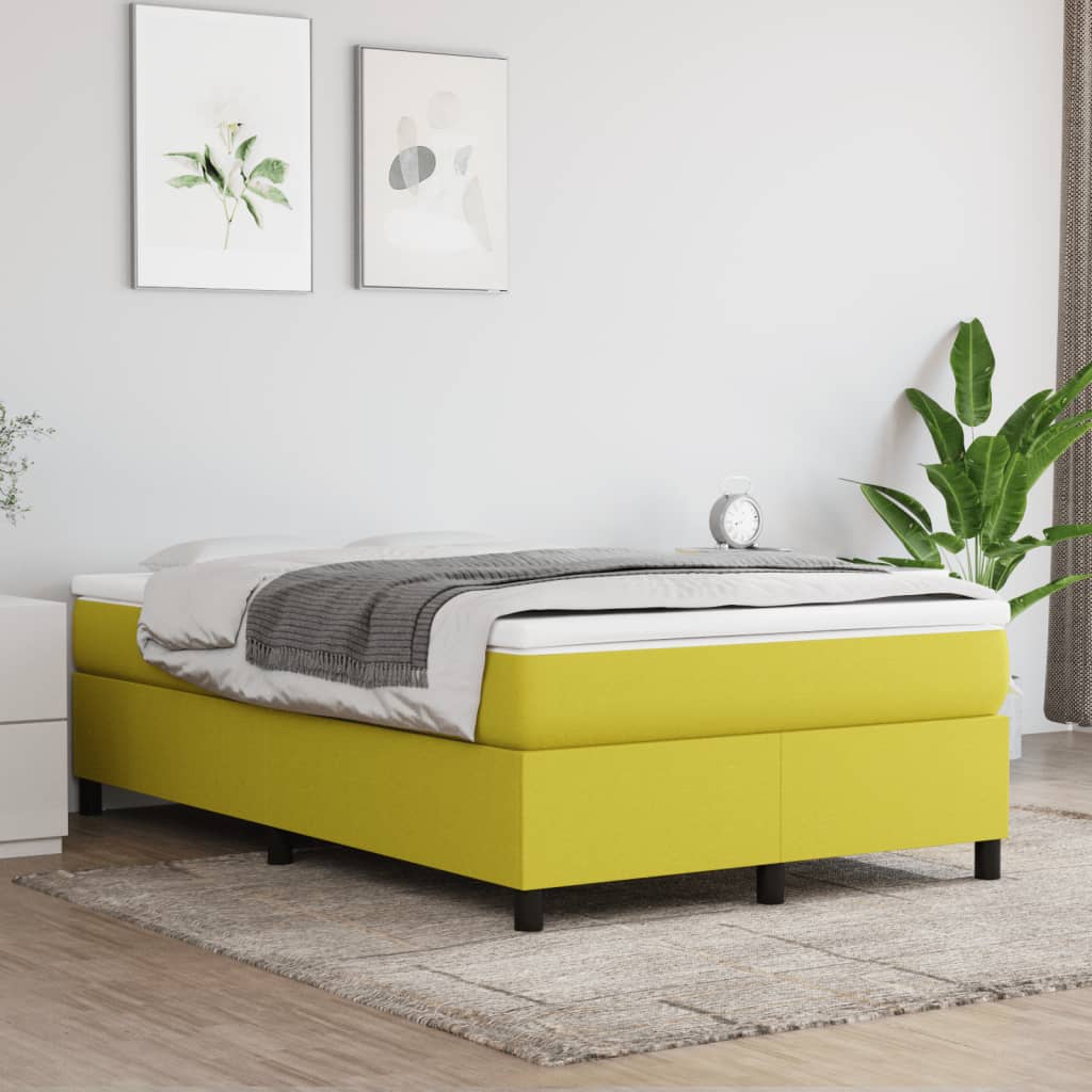 Boxspringbett Mit Matratze Stoff Grün