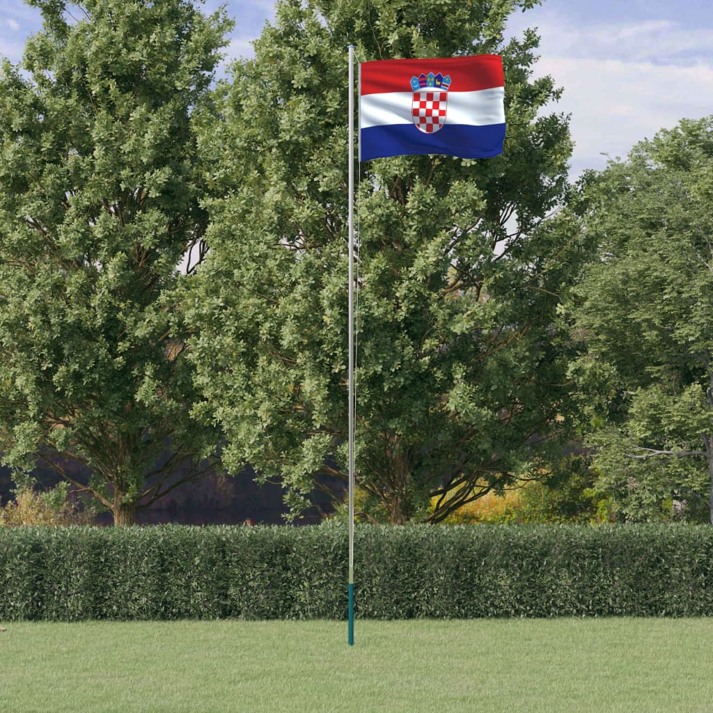 Flagge S Mit Mast 6,23 M Aluminium