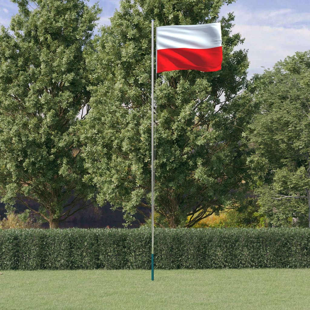 Flagge S Mit Mast 6,23 M Aluminium