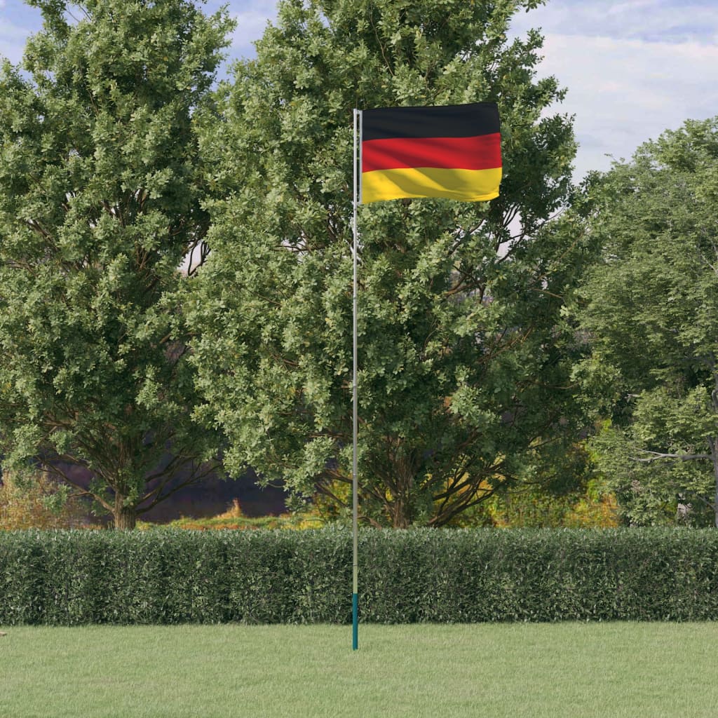 Flagge S Mit Mast 6,23 M Aluminium