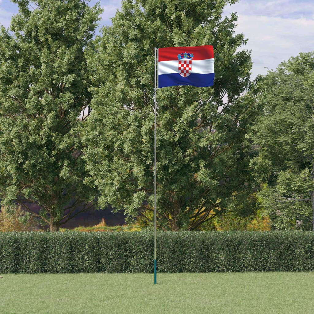 Flagge S Mit Mast 6,23 M Aluminium