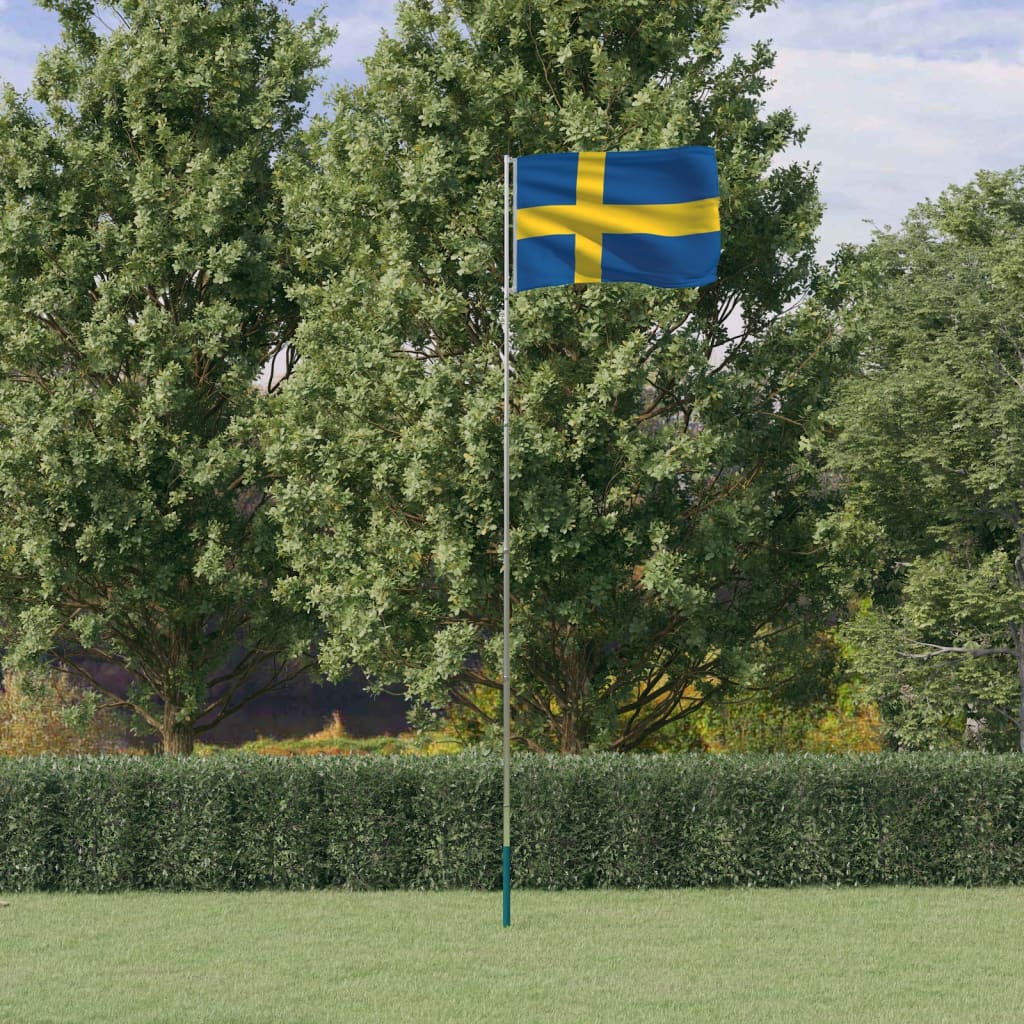 Flagge S Mit Mast 6,23 M Aluminium