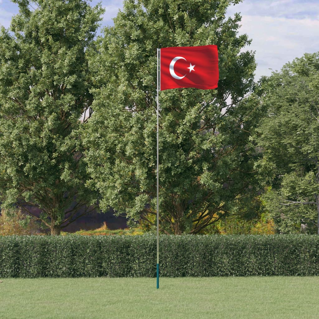 Flagge S Mit Mast 6,23 M Aluminium