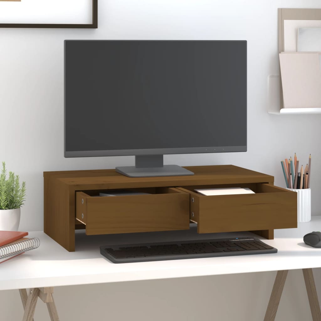 Monitorständer Massivholz Kiefer
