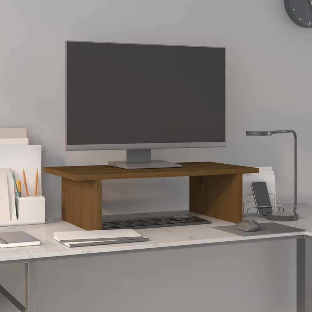 Monitorständer Massivholz Kiefer