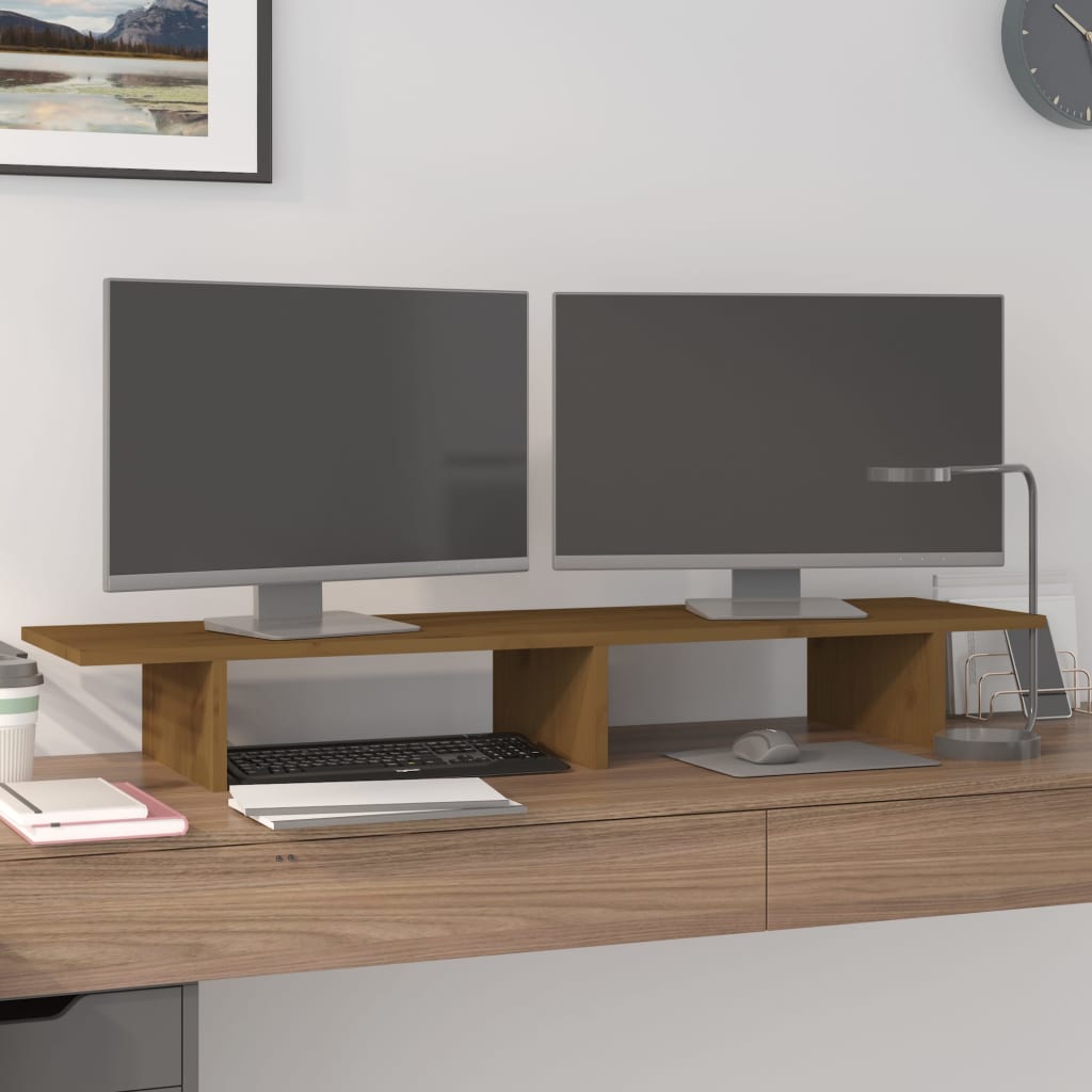 Monitorständer Massivholz Kiefer