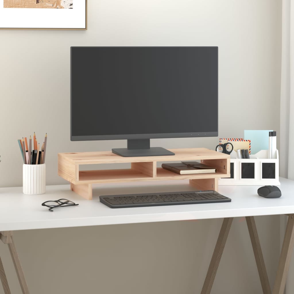 Monitorständer Massivholz Kiefer