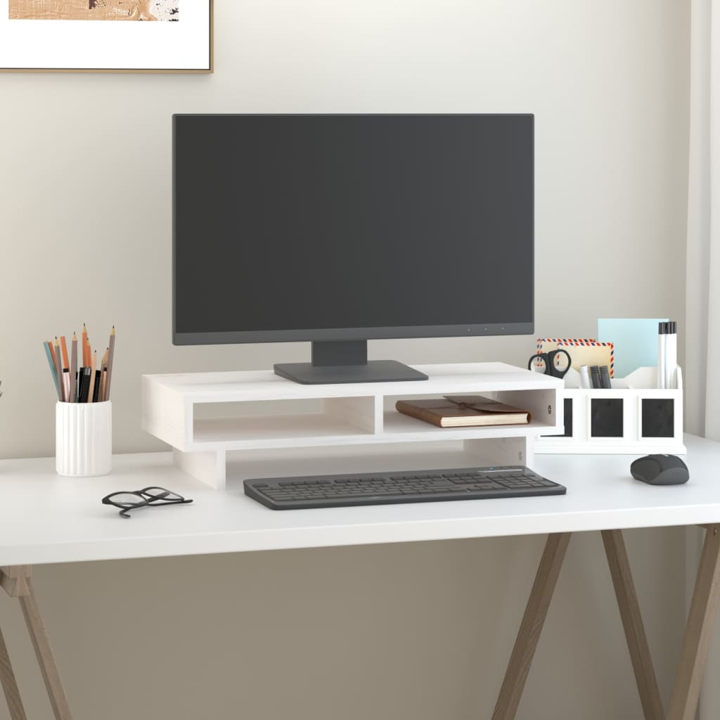 Monitorständer Massivholz Kiefer