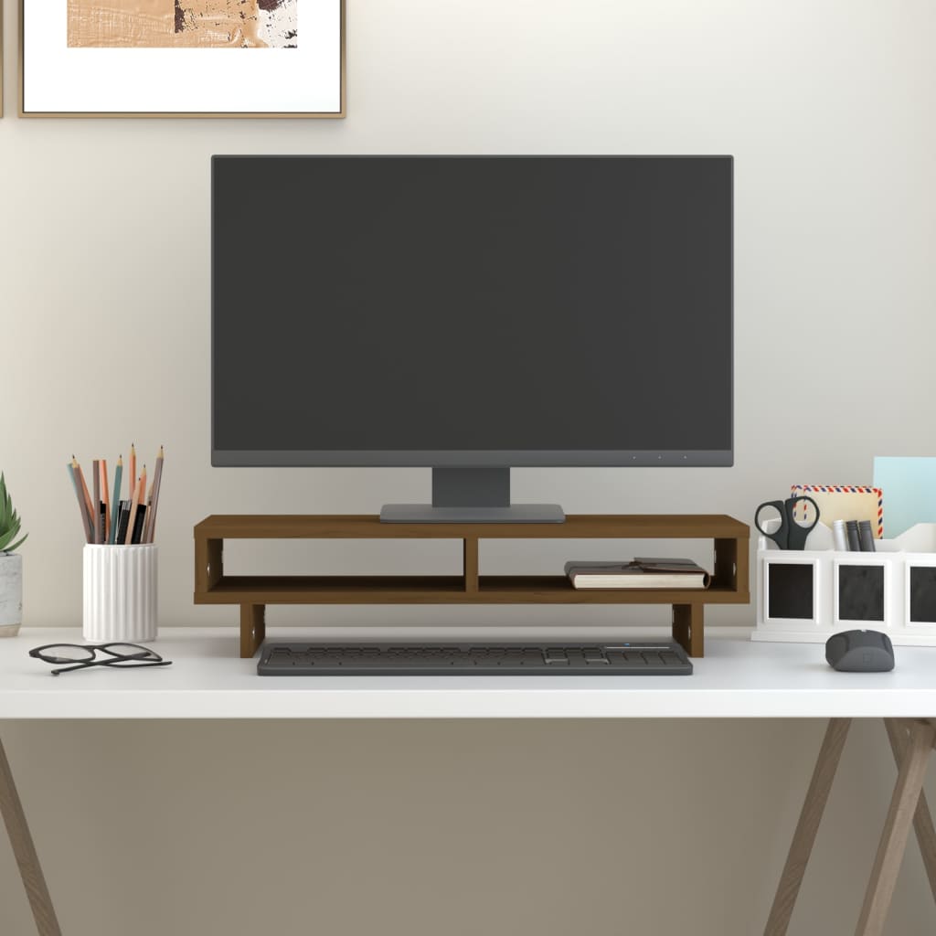 Monitorständer Massivholz Kiefer