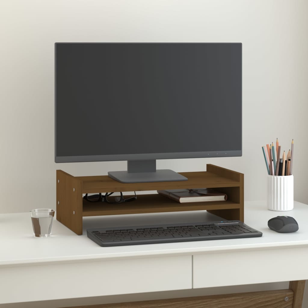 Monitorständer Massivholz Kiefer