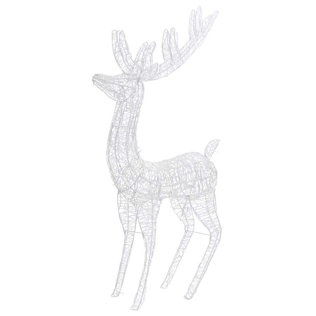 Xxl Rentiere Weihnachtsdekoration Acryl 250 Led 2 Stk. 180 Cm Warmweiß