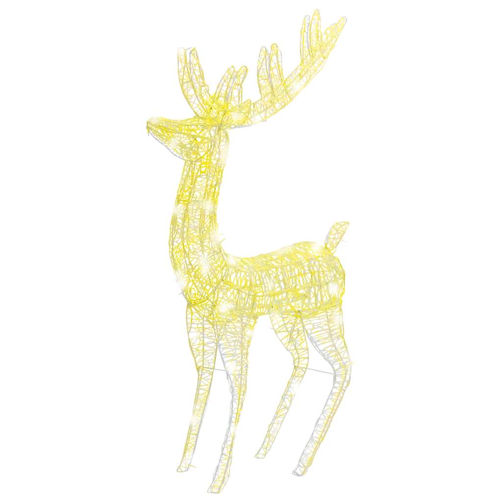 Xxl Rentiere Weihnachtsdekoration Acryl 250 Led 3 Stk. 180 Cm Warmweiß
