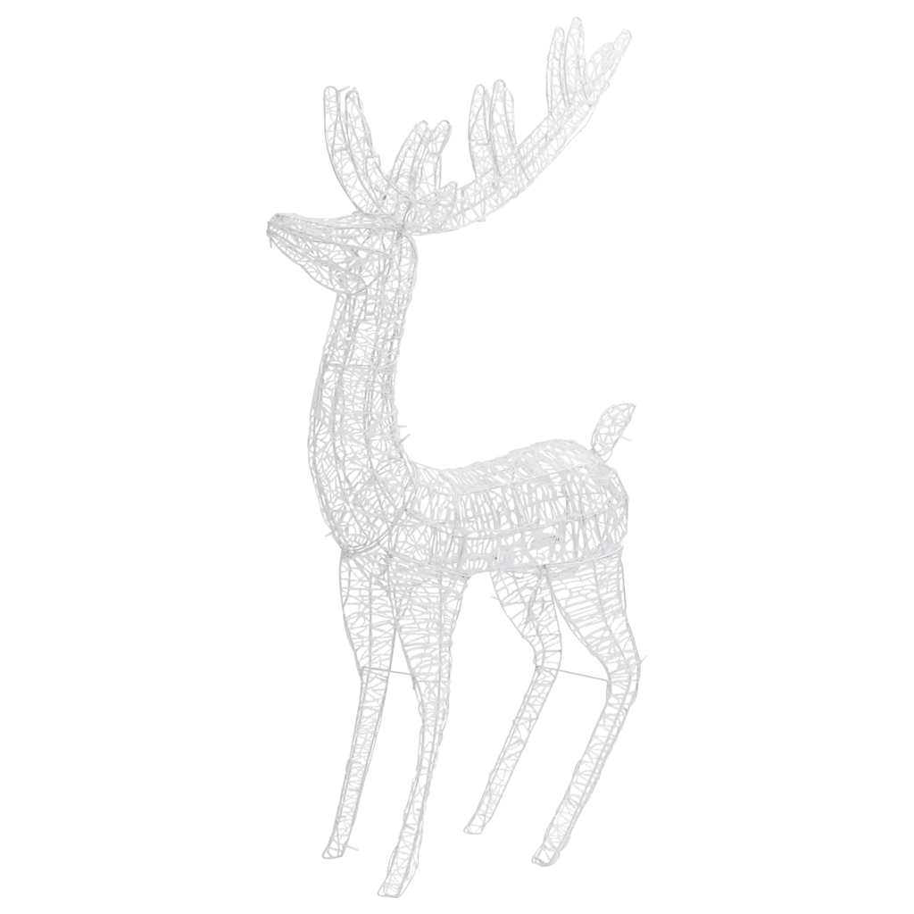 Xxl Rentiere Weihnachtsdekoration Acryl 250 Led 3 Stk. 180 Cm Warmweiß