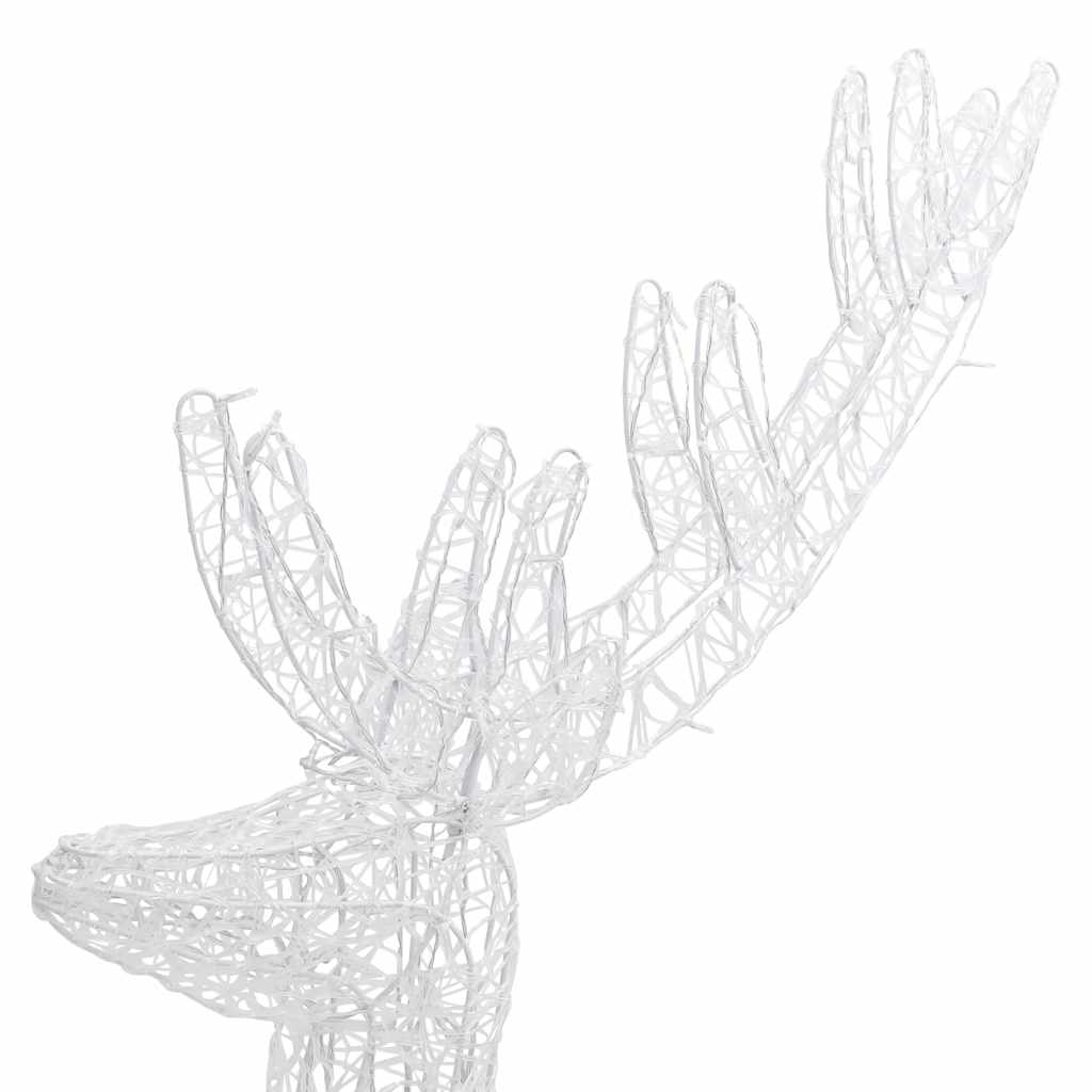 Xxl Rentiere Weihnachtsdekoration Acryl 250 Led 3 Stk. 180 Cm Warmweiß