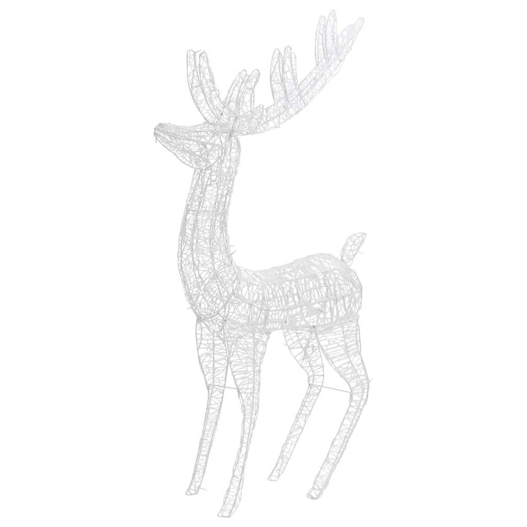 Xxl Rentiere Weihnachtsdekoration Acryl 250 Led 2 Stk. 180 Cm Kaltweiß