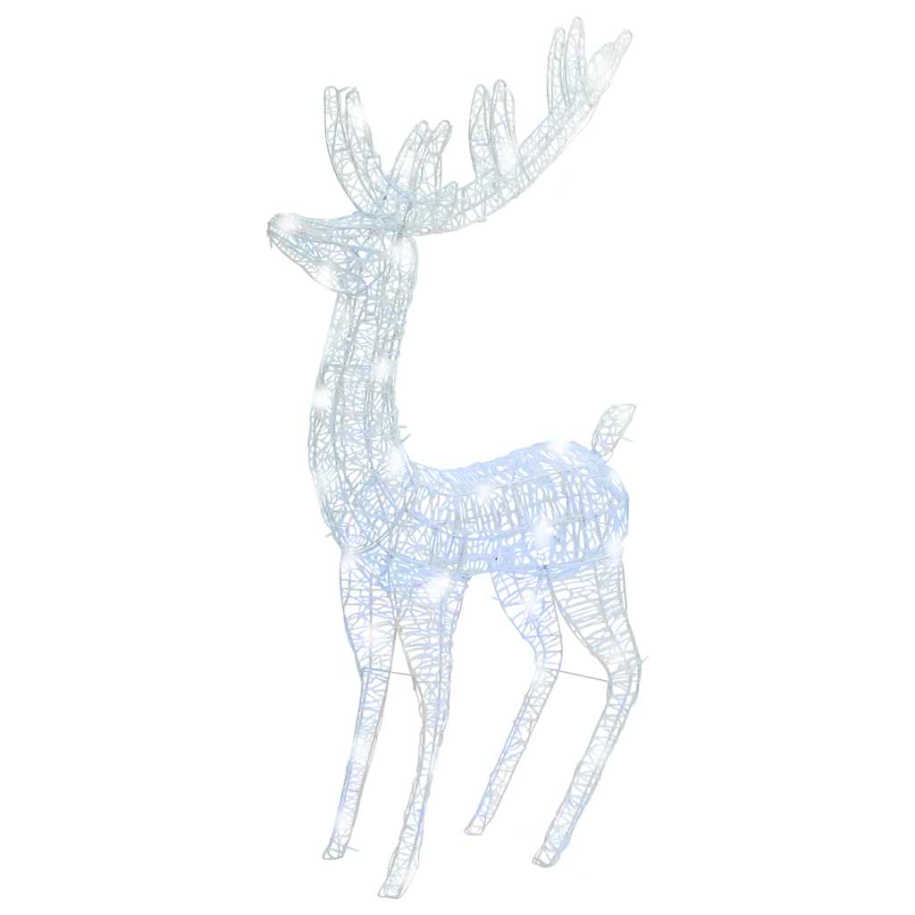 Xxl Rentiere Weihnachtsdekoration Acryl 250 Led 3 Stk. 180 Cm Kaltweiß