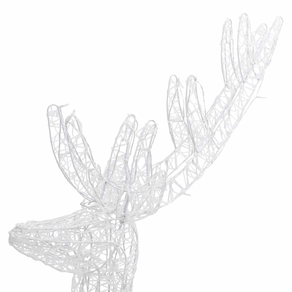 Xxl Rentiere Weihnachtsdekoration Acryl 250 Led 3 Stk. 180 Cm Kaltweiß