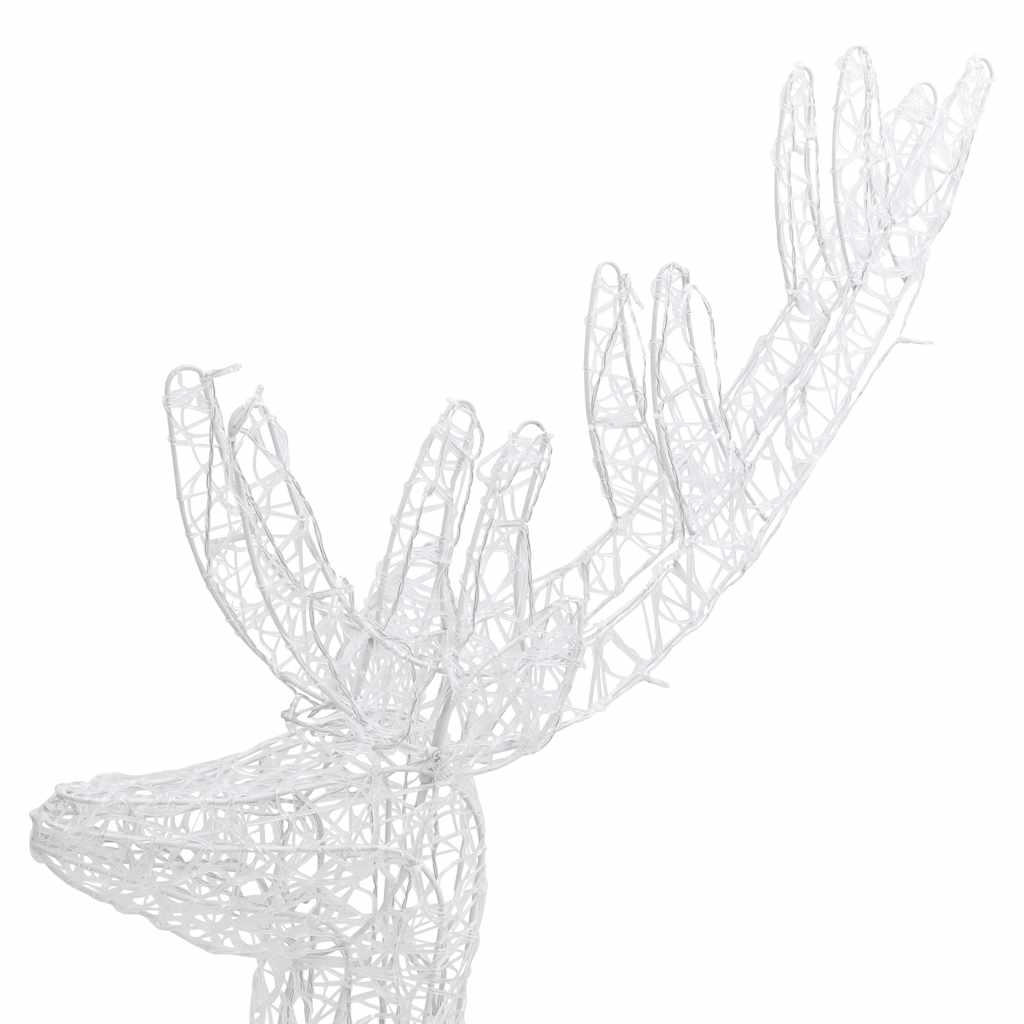 Xxl Rentiere Weihnachtsdekoration Acryl 250 Led 2 Stk. 180 Cm Blau