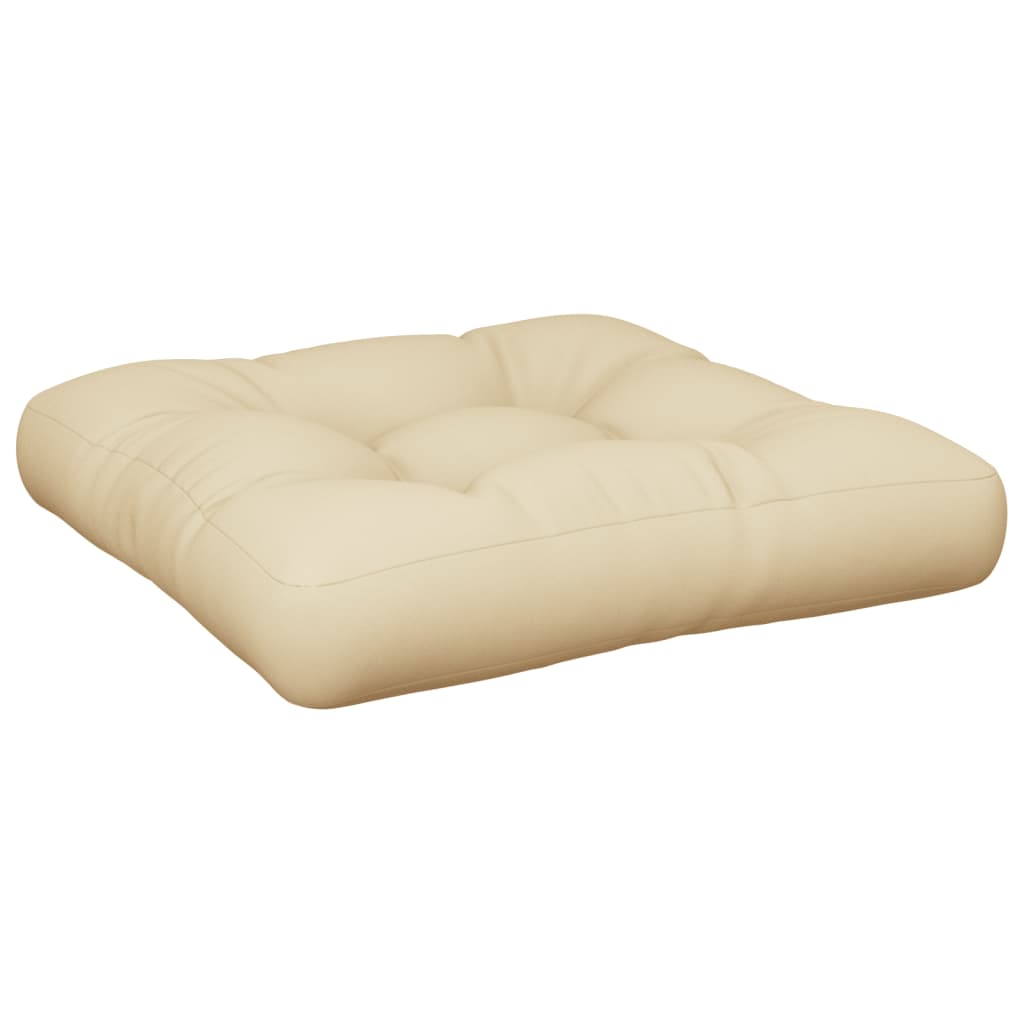 Palettenkissen 2-Tlg. Stoff Beige