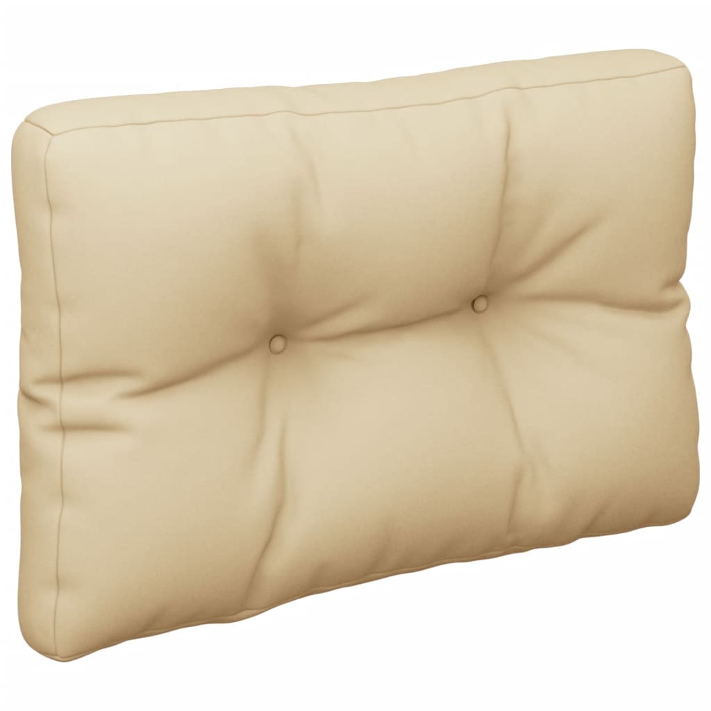 Palettenkissen 2-Tlg. Stoff Beige